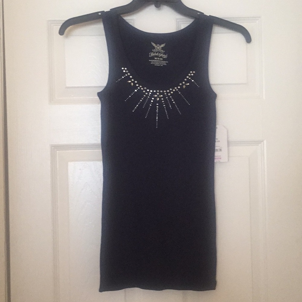 BUNDLED 2Tank Tops *NWT* 2 Medium (8-10) Navy/Blk